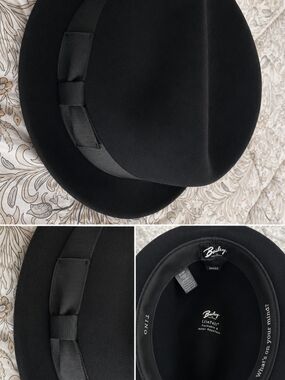 Bailey Of Hollywood Black Felt Fedora Hat - Classic Men’s Accessory